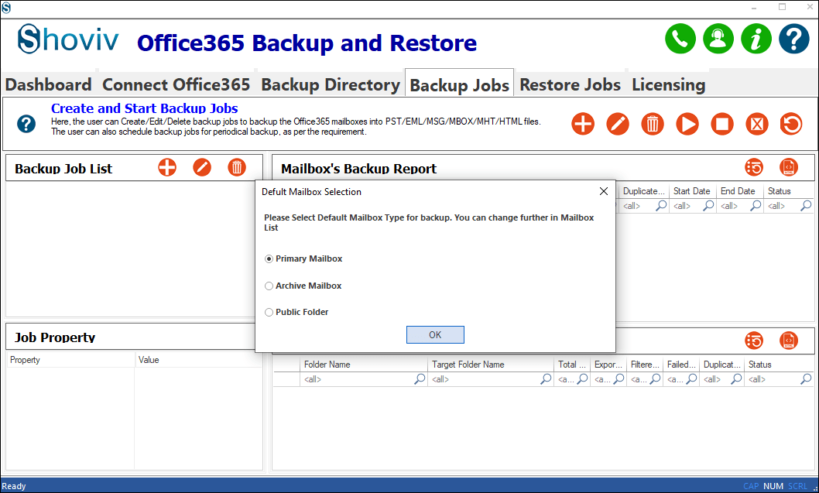 Shoviv Office 365 Backup and Restore Tool