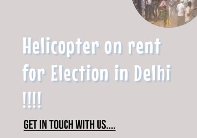 Reach the polling booth in record time with a helicopter ride