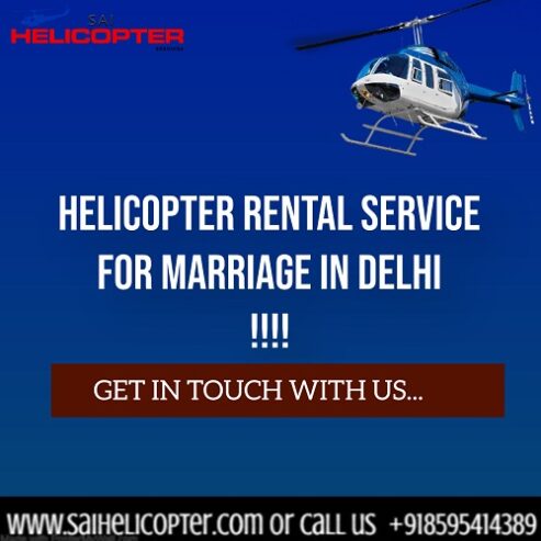 From the Ground to the Sky: A Whirlwind Helicopter Wedding in Delhi