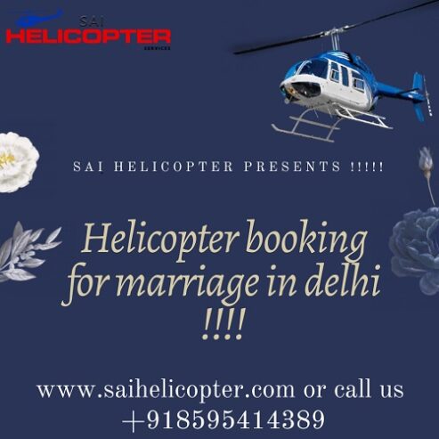 A Wedding Like No Other Helicopter Services in Delhi