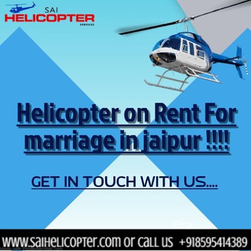 Glamorous Wedding Entrance: Renting a Helicopter in Jaipur