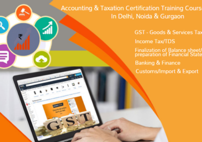 GST Certification in Delhi, Moti Nagar, with Accounting, Tally & SAP FICO Course, SLA Consultants India, 100% Job