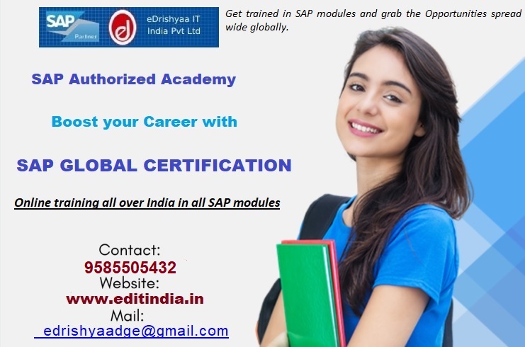 eDrishyaa IT India Pvt. Ltd. Authorized SAP Academy