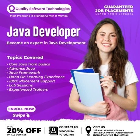 Best Java Full stack Development Course in Thane – Quality Software Technologies