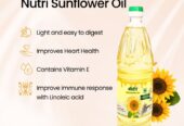 Best Nutri Sunflower Oil For Cooking ,Frying | Ajanta Soya Limited