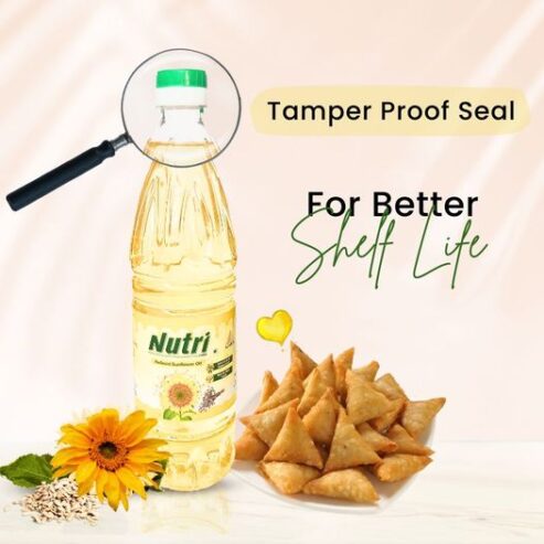 Best Nutri Sunflower Oil For Cooking ,Frying | Ajanta Soya Limited