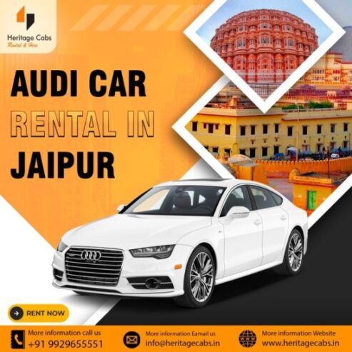 Audi Car Rental in Jaipur | Hire Audi A4 car in Jaipur for Wedding