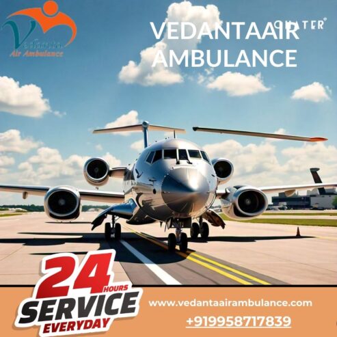 Book Vedanta Air Ambulance Service in Bhubaneswar with Advanced Healthcare Team