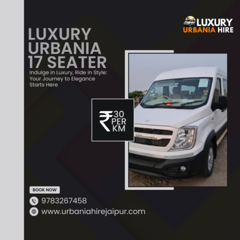 17-Seater Force Urbania Available for Hire – Luxury Transport Solution