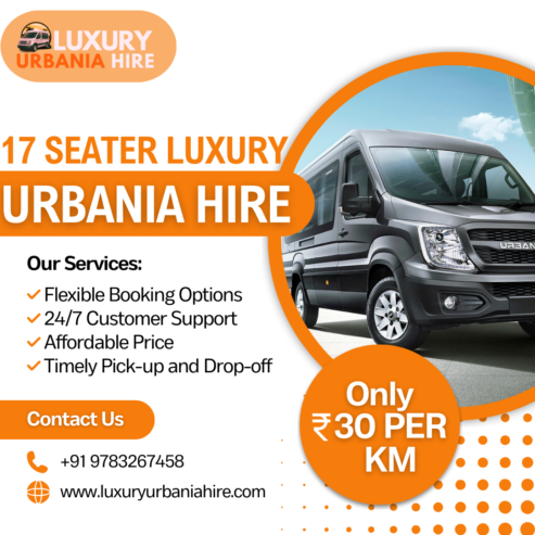 Hire Force Urbania 17 Seater for Corporate Outings