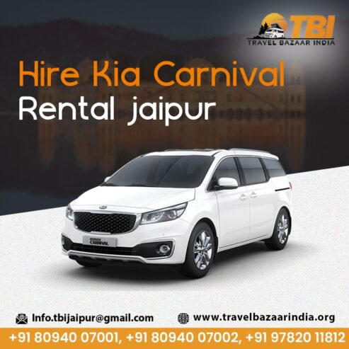 Kia carnival rental jaipur